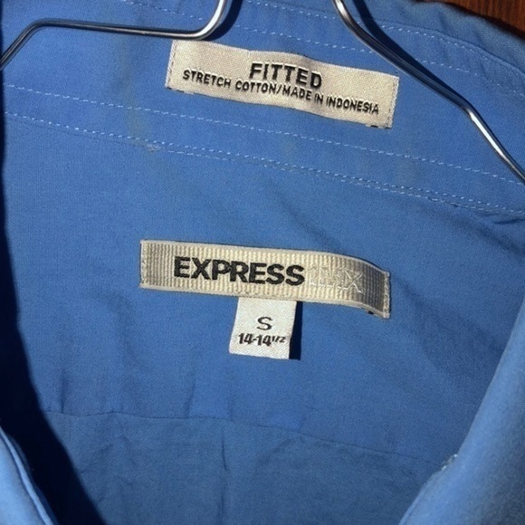 Express button down shirt size 14-14 1/2 - Picture 2 of 2